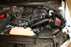 Picture of FIPK Generation II Black Composite Cold Air Intake System with Red Filter and Heat Shield