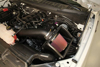 Picture of FIPK Generation II Black Composite Cold Air Intake System with Red Filter and Heat Shield