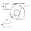 Picture of AirWerks Series S300SX3 Turbocharger