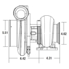 Picture of AirWerks Series S400SX Super Core Turbocharger