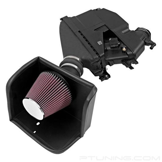 Picture of FIPK Generation II Composite Cold Air Intake System with Red Filter and Heat Shield