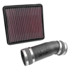 Picture of FIPK Generation II Black Composite Cold Air Intake System with Red Filter