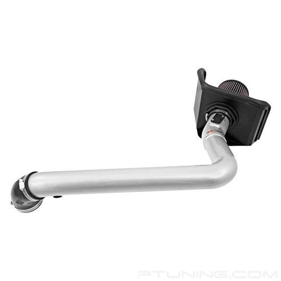 Picture of Typhoon Aluminum Silver Cold Air Intake System with Red Filter