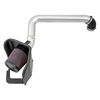 Picture of Typhoon Aluminum Silver Cold Air Intake System with Red Filter
