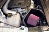 Picture of Typhoon Aluminum Silver Cold Air Intake System with Red Filter