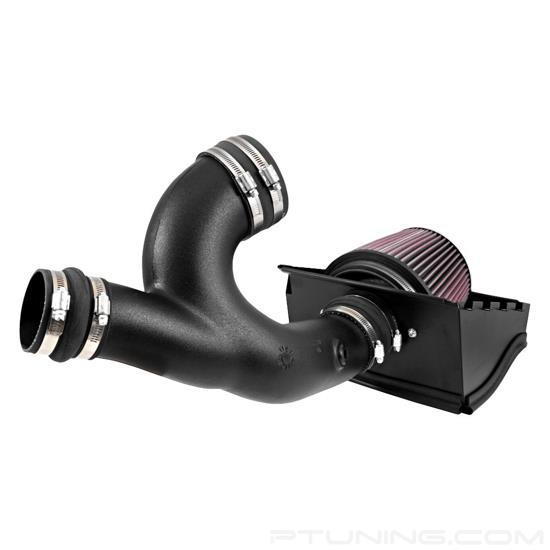 Picture of AirCharger Black Composite Cold Air Intake System with Red Filter