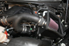 Picture of AirCharger Black Composite Cold Air Intake System with Red Filter