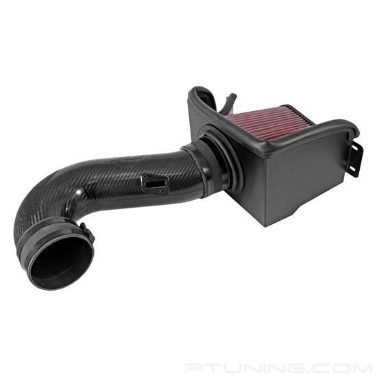 Picture of AirCharger Carbon Fiber Black Cold Air Intake System with Red Filter