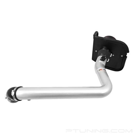 Picture of 77 Series High-Flow Performance Aluminum Silver Cold Air Intake System with Red Filter