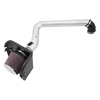 Picture of 77 Series High-Flow Performance Aluminum Silver Cold Air Intake System with Red Filter