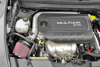 Picture of 77 Series High-Flow Performance Aluminum Silver Cold Air Intake System with Red Filter