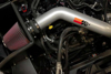 Picture of 77 Series High-Flow Performance Aluminum Silver Cold Air Intake System with Red Filter