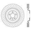 Picture of Sport Slotted 1-Piece Front Passenger Side Brake Rotor