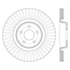 Picture of Sport Slotted 1-Piece Front Passenger Side Brake Rotor