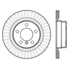 Picture of Sport Slotted 1-Piece Rear Passenger Side Brake Rotor