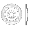 Picture of Sport Slotted 1-Piece Rear Passenger Side Brake Rotor