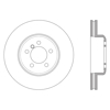 Picture of Sport Slotted 1-Piece Front Passenger Side Brake Rotor