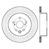 Picture of Sport Slotted 1-Piece Rear Passenger Side Brake Rotor