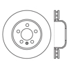 Picture of Sport Slotted 1-Piece Front Passenger Side Brake Rotor