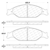 Picture of Street Performance Front Brake Pads