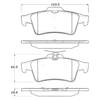 Picture of Street Performance Rear Brake Pads