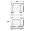 Picture of Street Performance Rear Brake Pads