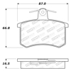 Picture of Street Performance Rear Brake Pads
