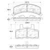 Picture of Street Performance Front Brake Pads