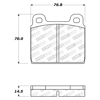 Picture of Street Performance Front Brake Pads