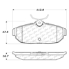 Picture of Street Performance Rear Brake Pads