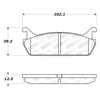 Picture of Street Performance Rear Brake Pads