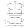 Picture of Street Performance Rear Brake Pads