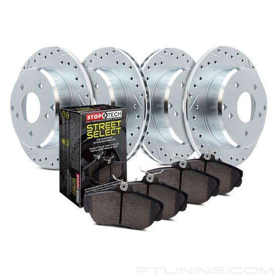 Picture of Select Sport Drilled and Slotted Front and Rear Brake Kit
