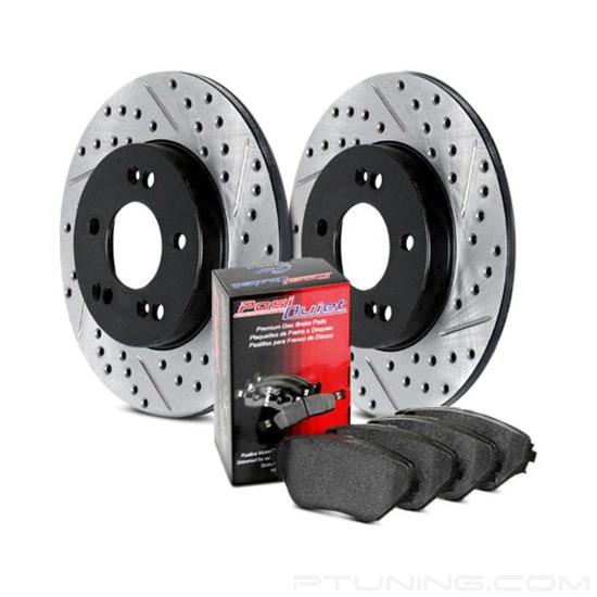 Picture of Street Drilled and Slotted Rear Brake Kit