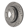 Picture of Select Sport Drilled and Slotted 1-Piece Rear Passenger Side Brake Rotor