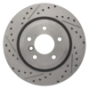 Picture of Select Sport Drilled and Slotted 1-Piece Rear Passenger Side Brake Rotor