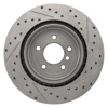 Picture of Select Sport Drilled and Slotted 1-Piece Rear Passenger Side Brake Rotor