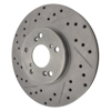 Picture of Select Sport Drilled and Slotted 1-Piece Front Passenger Side Brake Rotor