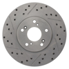 Picture of Select Sport Drilled and Slotted 1-Piece Front Passenger Side Brake Rotor