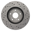 Picture of Select Sport Drilled and Slotted 1-Piece Front Passenger Side Brake Rotor