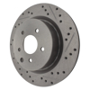 Picture of Select Sport Drilled and Slotted 1-Piece Rear Driver Side Brake Rotor