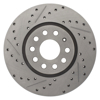 Picture of Select Sport Drilled and Slotted 1-Piece Front Passenger Side Brake Rotor