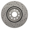 Picture of Select Sport Drilled and Slotted 1-Piece Front Passenger Side Brake Rotor