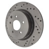 Picture of Select Sport Drilled and Slotted 1-Piece Rear Passenger Side Brake Rotor