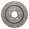 Picture of Select Sport Drilled and Slotted 1-Piece Rear Passenger Side Brake Rotor