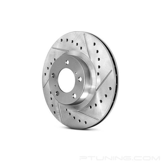 Picture of Select Sport Drilled and Slotted 1-Piece Rear Driver Side Brake Rotor