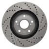 Picture of Select Sport Drilled and Slotted 1-Piece Front Passenger Side Brake Rotor