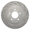 Picture of Select Sport Drilled and Slotted 1-Piece Rear Driver Side Brake Rotor