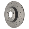 Picture of Select Sport Drilled and Slotted 1-Piece Front Passenger Side Brake Rotor