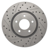 Picture of Select Sport Drilled and Slotted 1-Piece Front Passenger Side Brake Rotor